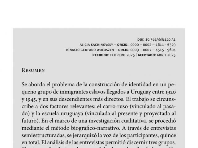  “Inmigración ucraniana en Uruguay: entre el carro ruso y la escuela”