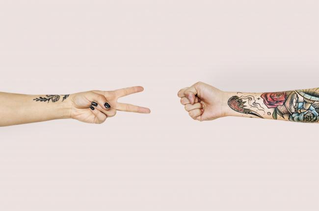 Tatuajes en adolescentes