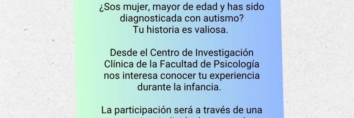 Convocatoria abierta para proyectos de investigación sobre mujeres y autismo